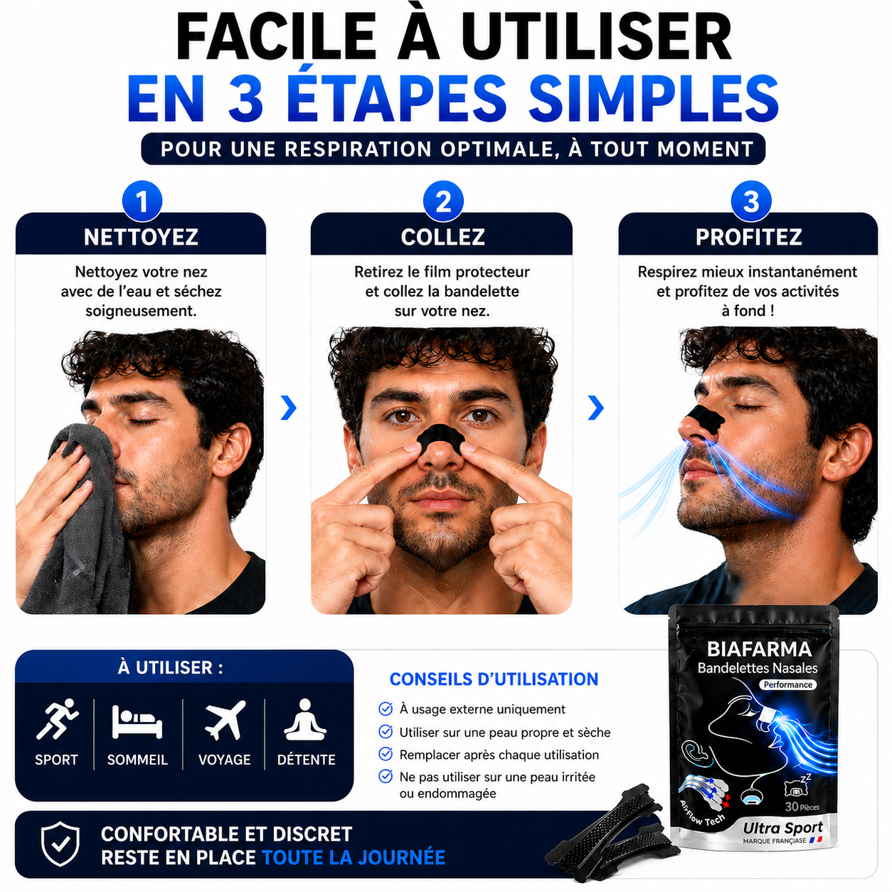 Respirez mieux pendant l’effort